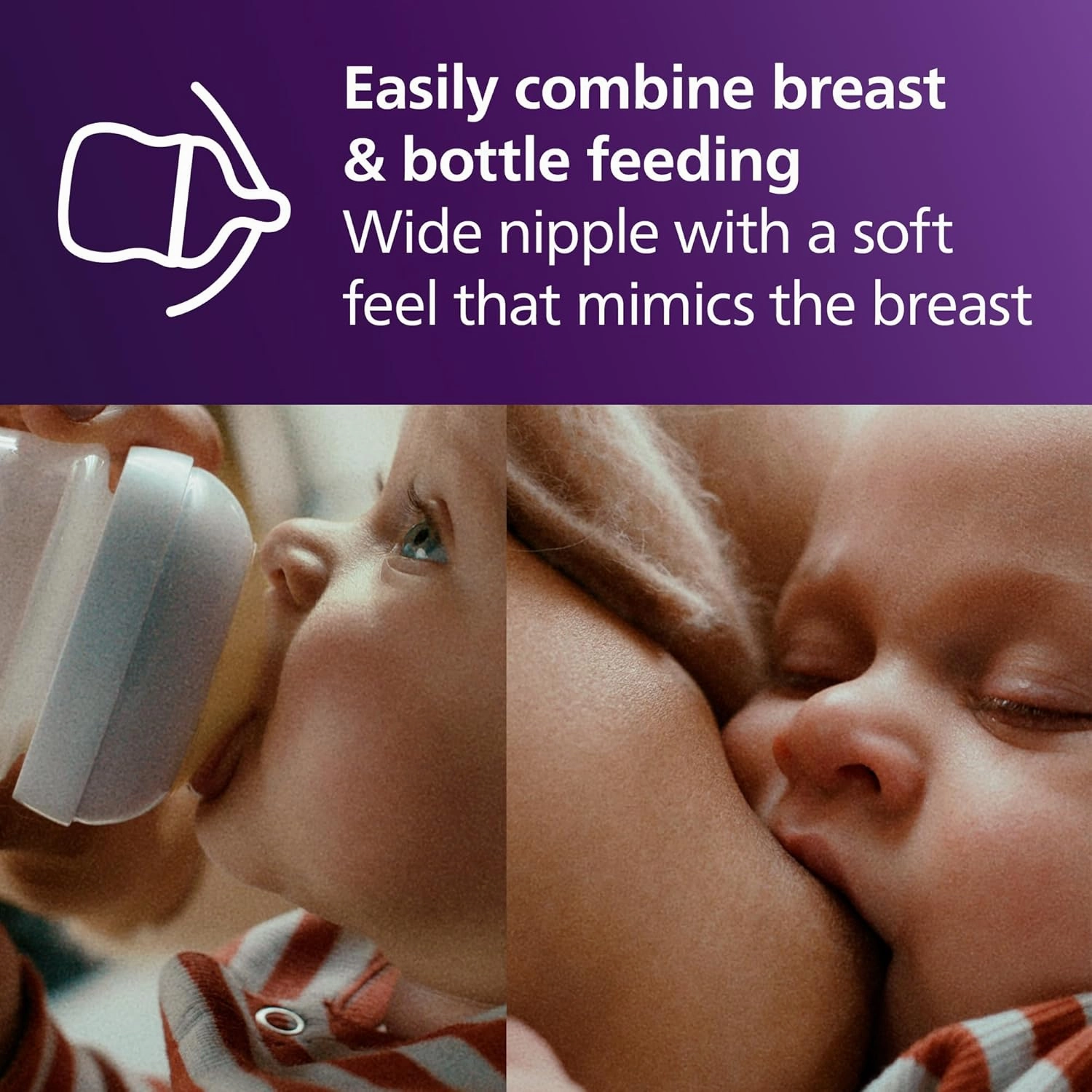 Philips Avent Natural Response Nipples, Medium Flow (Flow 3), 4-Pack, SCY963/04