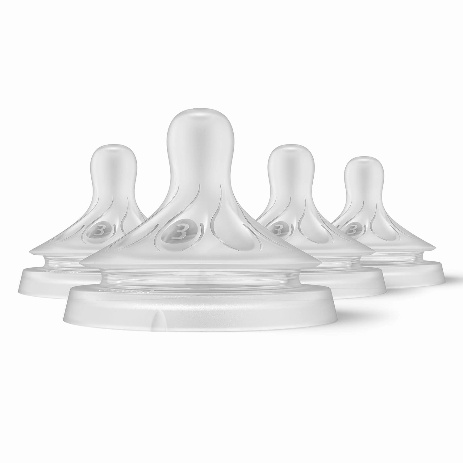 Philips Avent Natural Response Nipples, Medium Flow (Flow 3), 4-Pack, SCY963/04