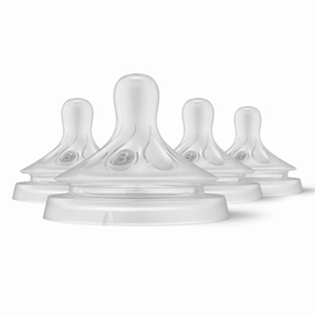 Philips Avent Natural Response Nipples, Medium Flow (Flow 3), 4-Pack, SCY963/04
