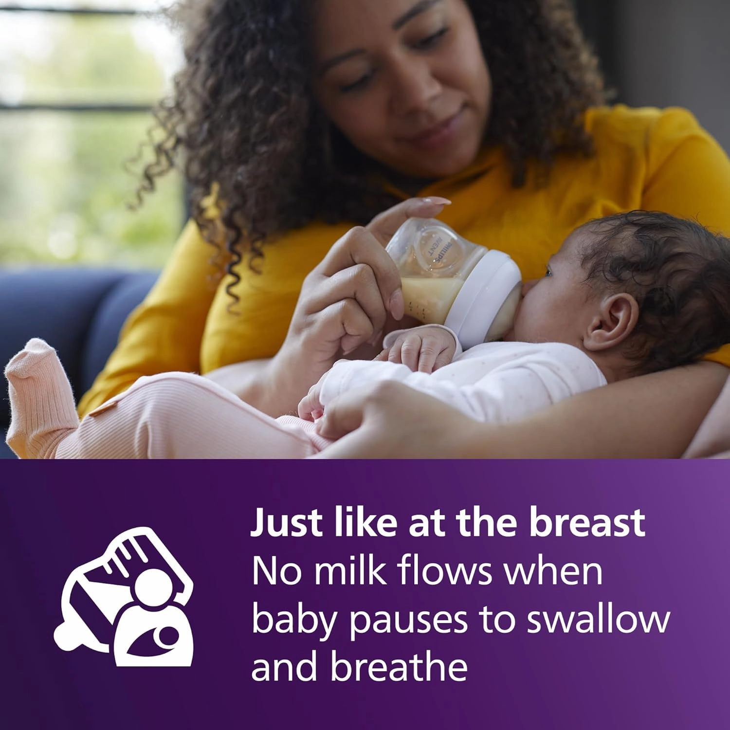 Philips Avent Natural Response Nipples, Medium Flow (Flow 3), 4-Pack, SCY963/04