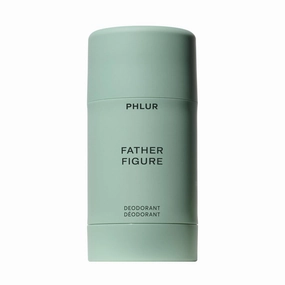 PHLUR Father Figure Natural Deodorant - 48 Hour Odor Protection Baking Soda Free & Aluminum Free Deodorant for Women & Men - Salicylic Acid, Arrowroot Powder & Tamanu Oil - No Residue or Irritation