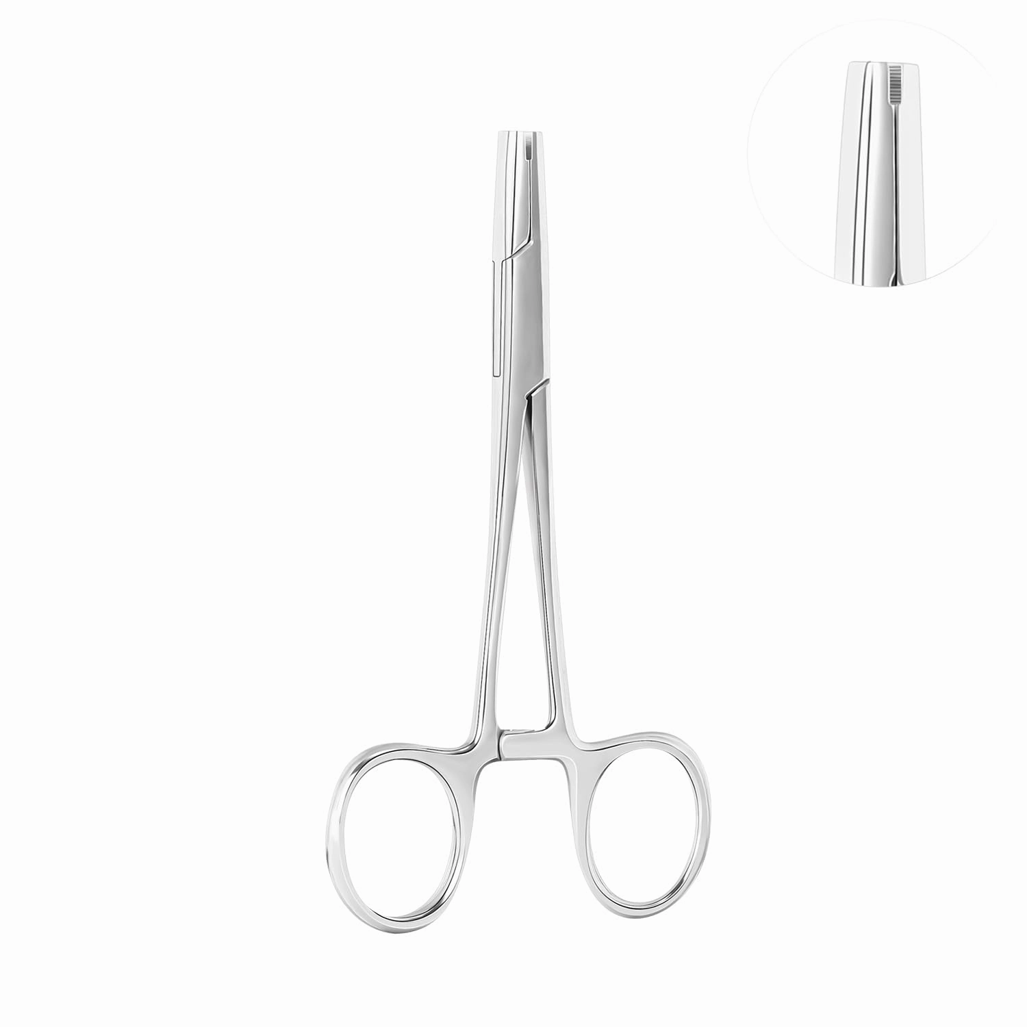 Piercing Clamps for All Piercings 316L Stainless Steel Slotted Locking Piercing Clamps Ear Lip Nose Septum Belly Navel Tongue Body Piercing, 5MM
