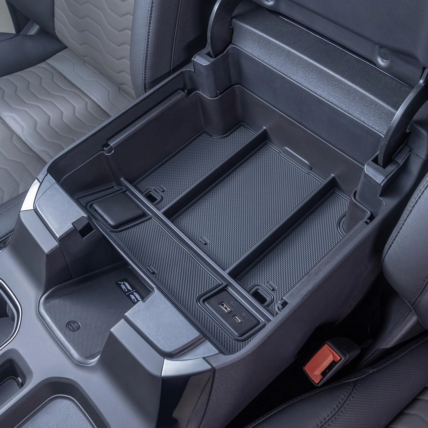 PIMCAR Full Center Console Organizer for 23-25 Chevy Silverado/GMC Sierra 1500, 22-25 Silverado/Sierra 1500 Refreshed Models, 24-25 Silverado/Sierra 2500HD 3500HD (Full Console w/Bucket Seats ONLY)
