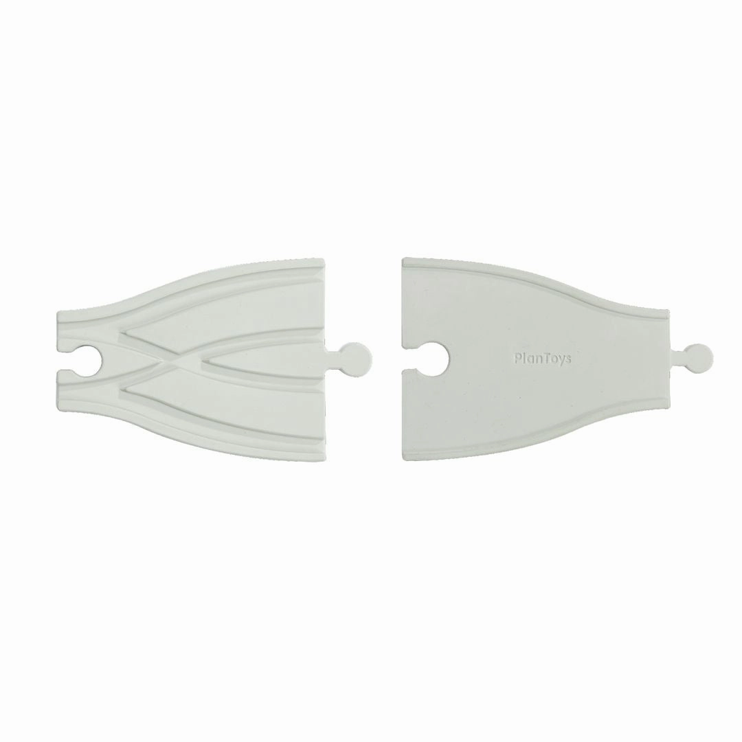 Plan Toys Rubber Road & Rail Adaptor Tracks