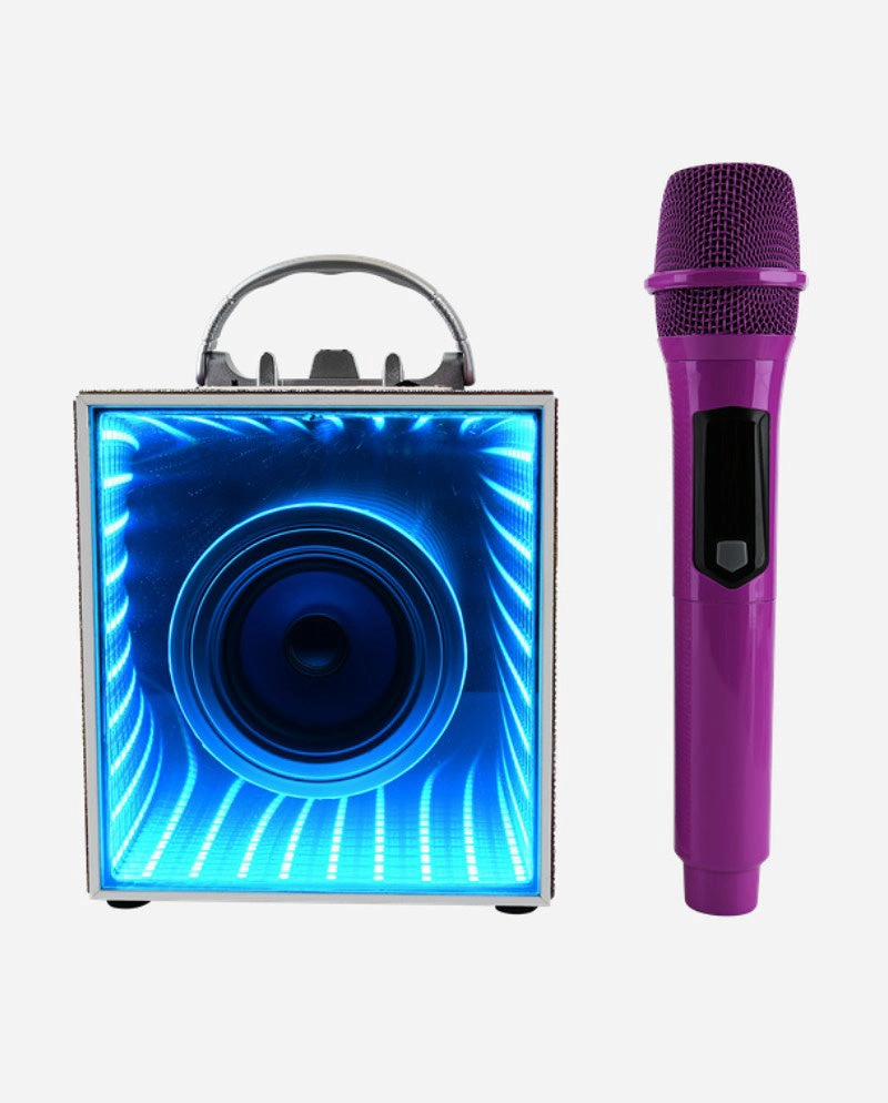 Pop Star Karaoke Set Purple - Infinity Speaker, Lights & Mic