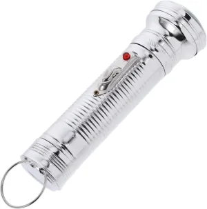 POPETPOP Vintage Flash Lights Metal Handheld Torch Battery Operated Classic Style for Camping Home