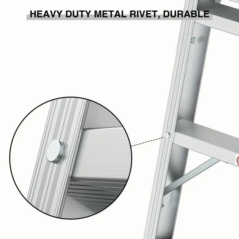 Portable Bench Folding Ladder Stool with Non-Slip Design