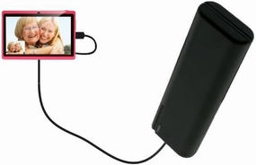 Portable Emergency AA Battery Charger Extender Suitable for The iRulu LA-520 w Tablet PC - with Gomadic Brand TipExchange Technology