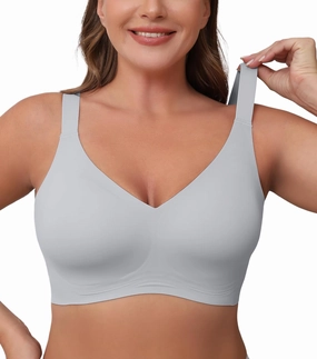 POSESHE Women's Wirefree Bras Full Coverage No Underwire Everyday Bra Comfortable Wireless Padded T-Shirt Bralette