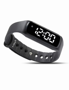 Potty Training Watch - Silent Vibrating Alarm Watch Pill Reminder Watch with Countdown Timer (Black)
