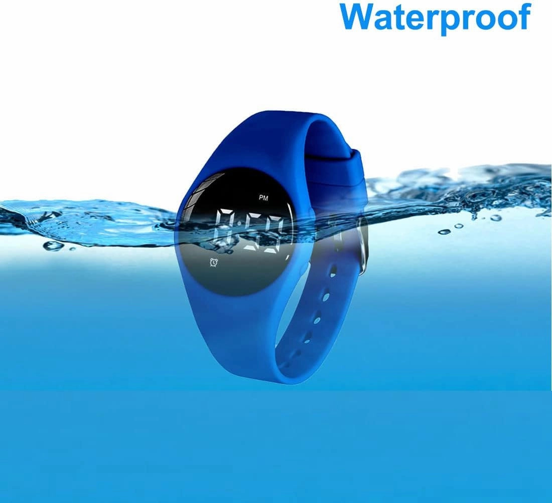 Potty Training Watch - Water Resistant Silent Vibrating Watch - Rechargeable Medical Reminder Watch - with Alarm and Lock Screen