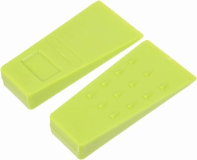 Practical Tree Cutting Wedges 2pcs Felled Spiked Logging Wedges for Safe Directional Control