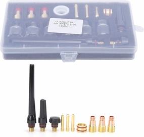 Premium Welding Torch Accessories Kit Consisting Of Glass And Brass Consumables Ideal For WP 17 18 26 Welding Tools With Smooth Surface Easy Installation And Good
