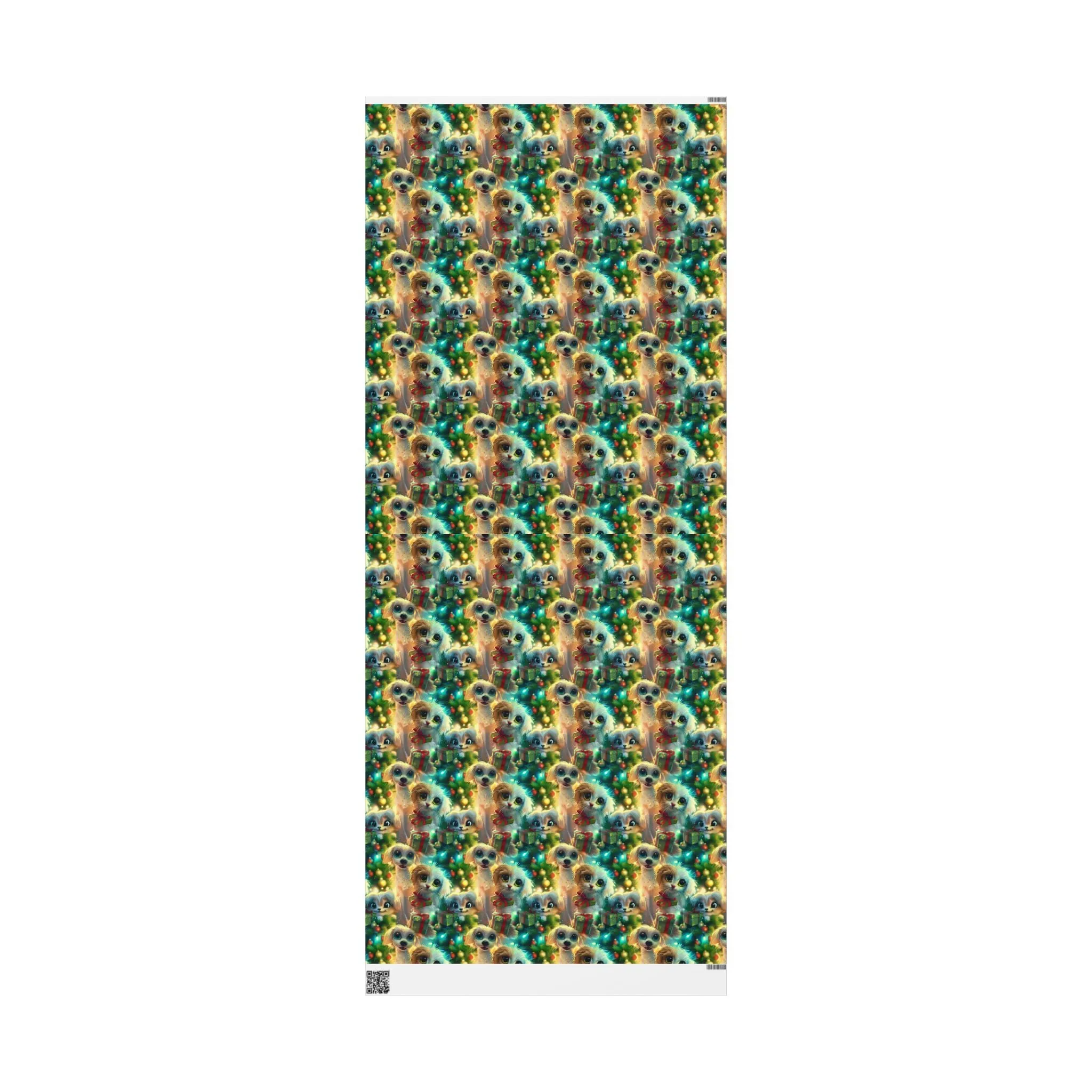 Puppy & Kitten Wrapping Paper