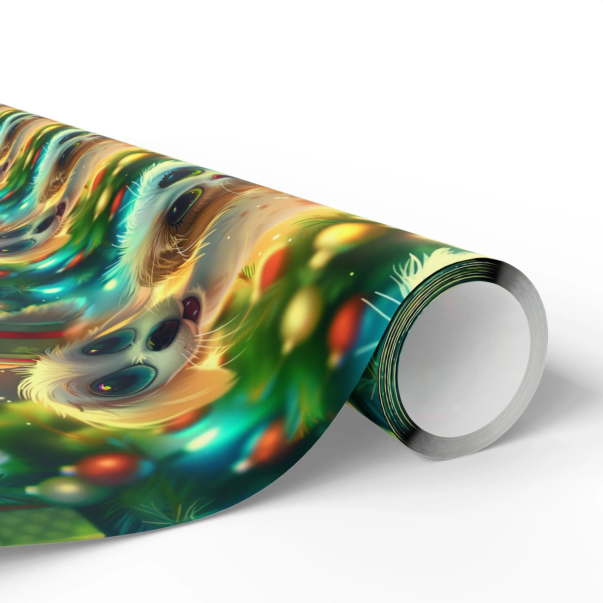 Puppy & Kitten Wrapping Paper