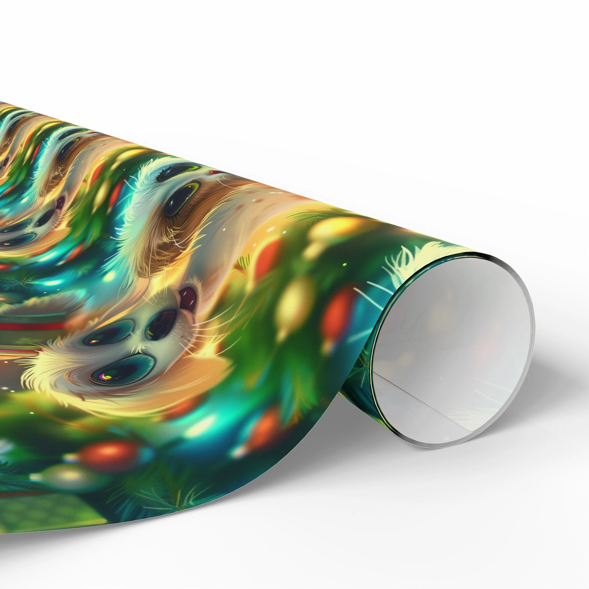 Puppy & Kitten Wrapping Paper