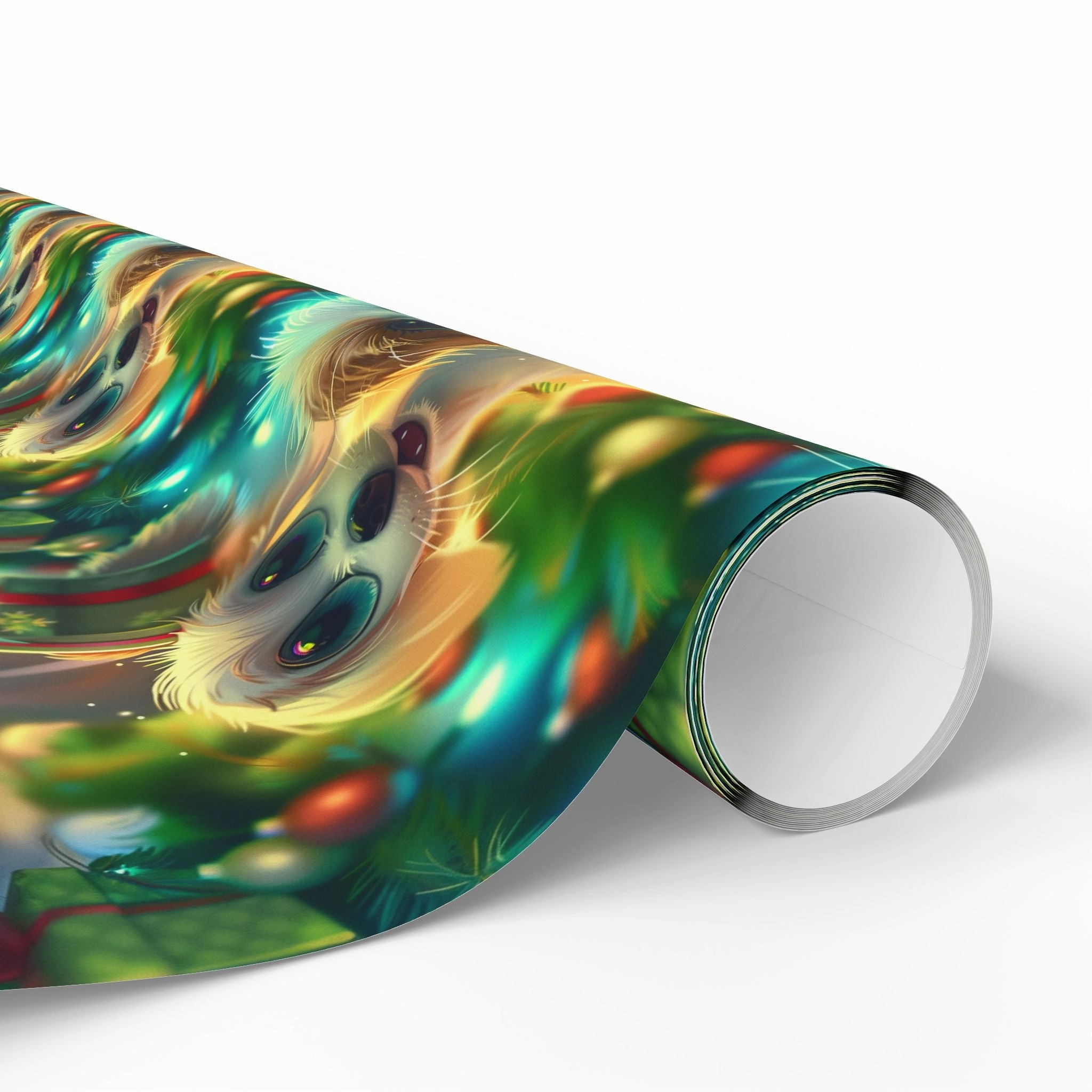 Puppy & Kitten Wrapping Paper