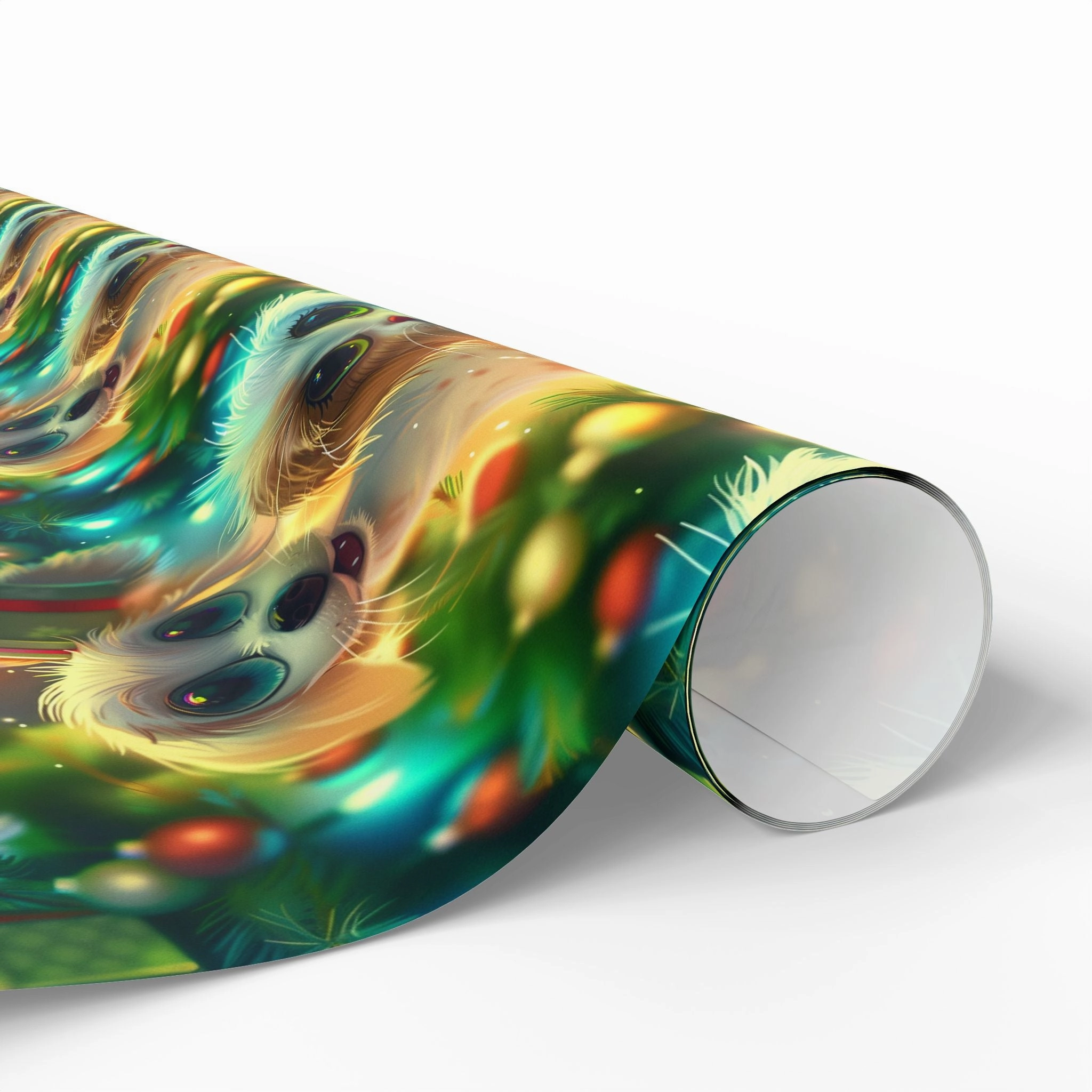 Puppy & Kitten Wrapping Paper