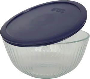 Pyrex 7403-S 10 Cup 2.5 Quart Sculpted Mixing Bowl - With Lid - Assorted color