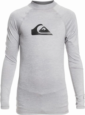 Quiksilver Boys' All Time Long Sleeve Rashguard Surf Shirt