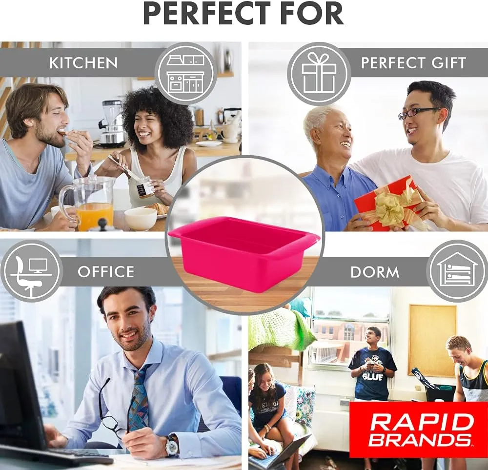 Rapid Ramen Cooker | Microwavable Cookware for Instant Ramen | BPA Free and Dishwasher Safe | Perfect for Dorm, Small Kitchen or Office | Teal, 2 Pack