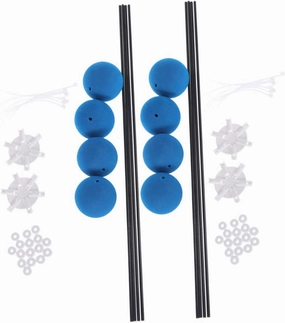 Rc Plane Parts Rc Aircraft Landing Gear Set Sponge Balls for Safe Flights