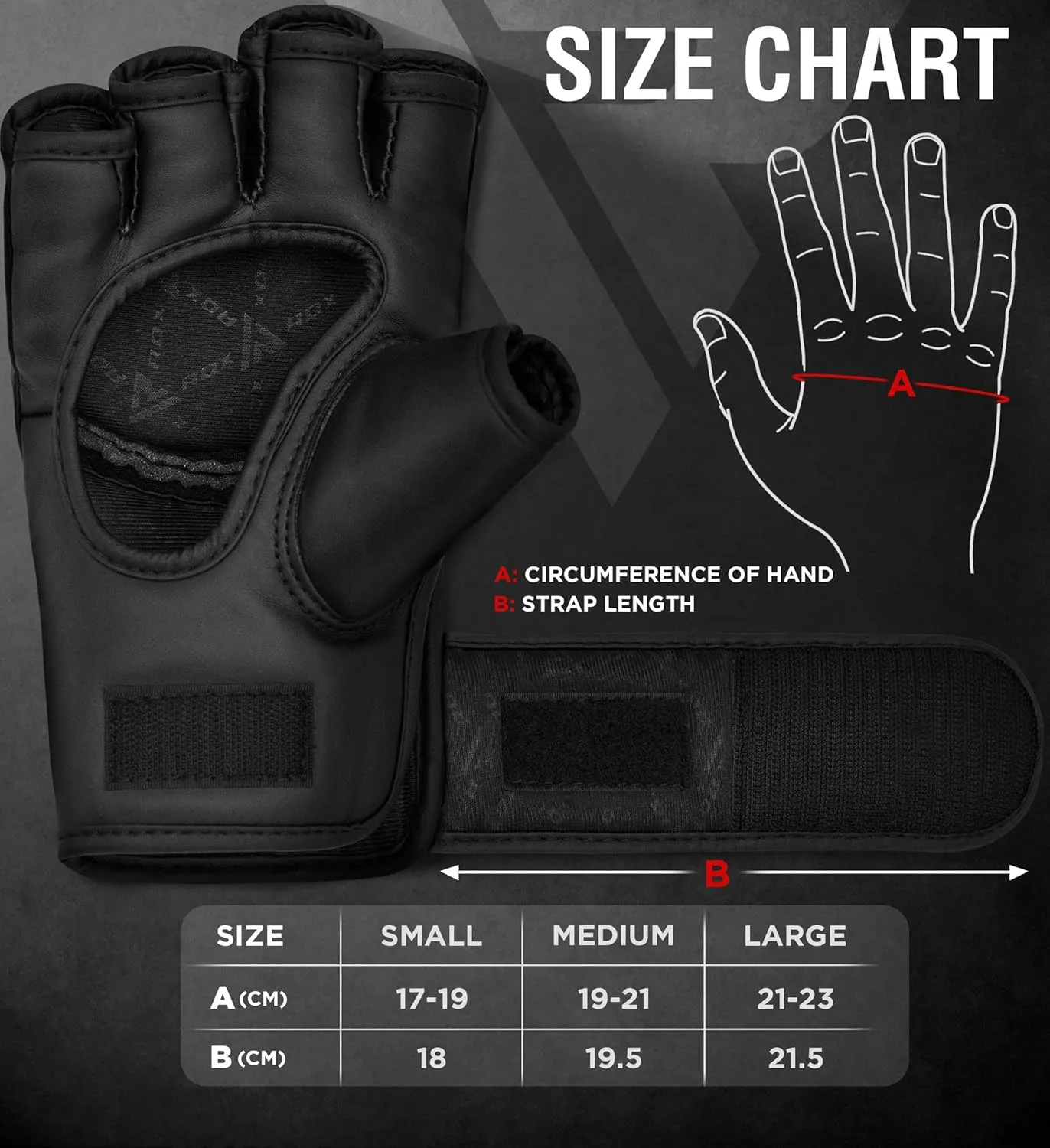 RDX Women's MMA Gloves Grappling Martial Arts Sparring Punching Bag Cage Fighting Maya Hide Leather Mitts Combat Training