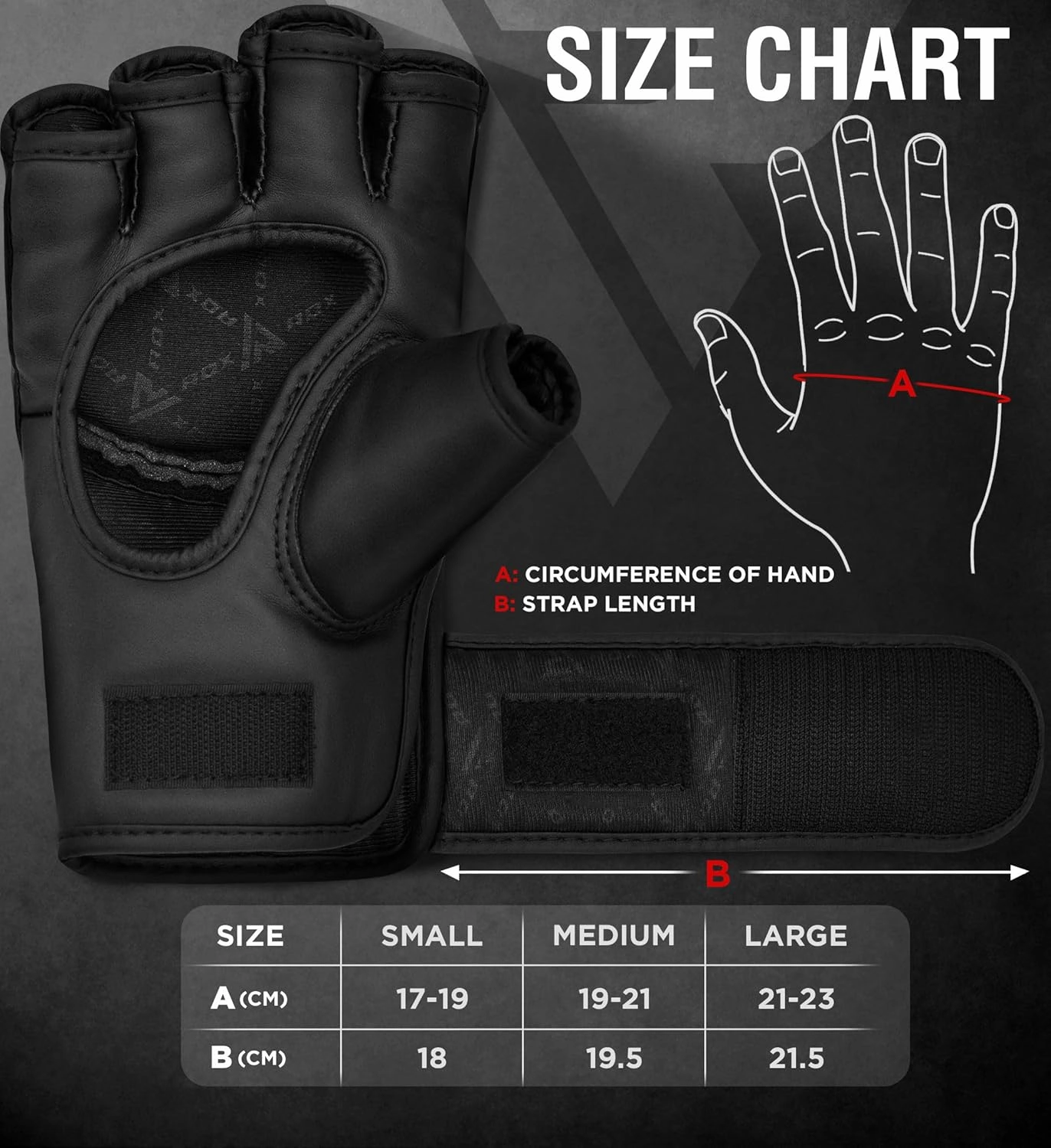 RDX Women's MMA Gloves Grappling Martial Arts Sparring Punching Bag Cage Fighting Maya Hide Leather Mitts Combat Training