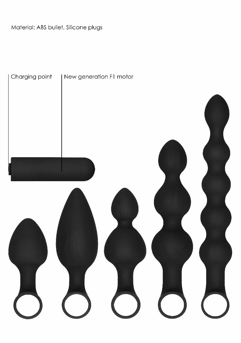 Rechargeable Silicone Anal Set