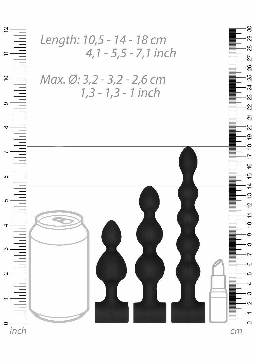 Rechargeable Silicone Anal Set