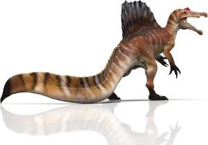 RECUR 18" Spinosarus Prehistoric Dinosaur Models - Realistic Dino Figurine Dino Play Toy for Display with Movable Jaw Deluxe