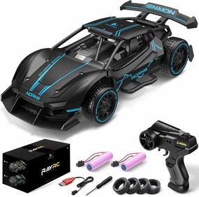 Remote Control Car for Boys Girls, Hobby RC Cars rc Crawler 2.4Ghz Alloy Metal Frame Fast Vehicle 15KM/H Racing Toy Car Model Rechargeable Battery, Kids Adults Birthday
