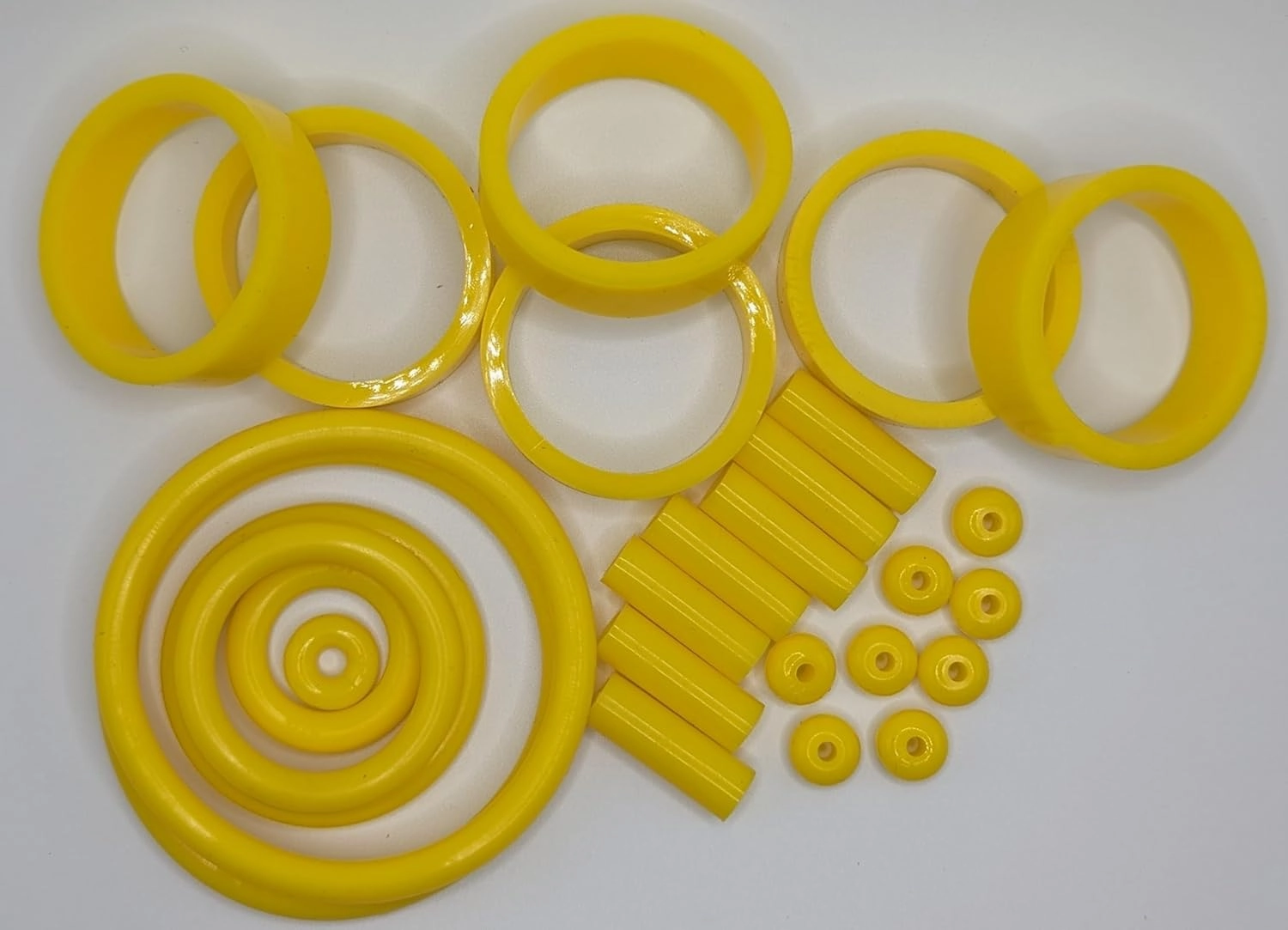 Replacement Repair Rubber Silicone Ring Kit for Stern Foo Fighters (PRO ONLY) Pinball Machine (Yellow)