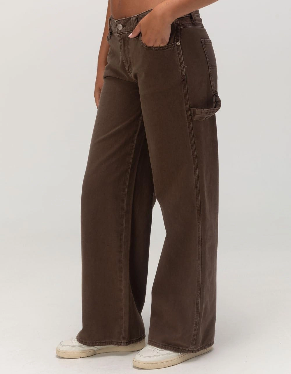 Rsq Womens Low Rise Baggy Carpenter Jeans