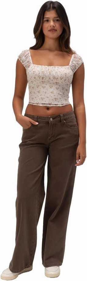 Rsq Womens Low Rise Baggy Carpenter Jeans
