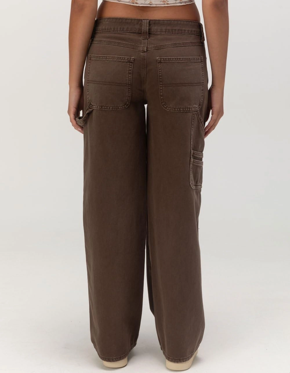 Rsq Womens Low Rise Baggy Carpenter Jeans