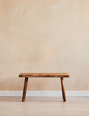 Rustic Hallway Bench