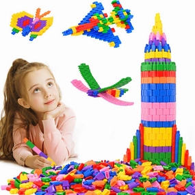 Rynx | 600 Pieces Set - Building Blocks Construction STEM Toy