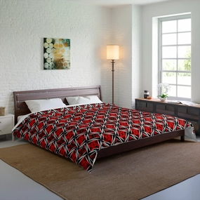 Sacred Winds in Red Comforter