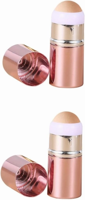 SAFIGLE 2pcs Simple Volcanic Stone Face Roller Control Blotting Stick for All Skin Types Lightweight Portable Facial Oil Absorbing Tool Go Use