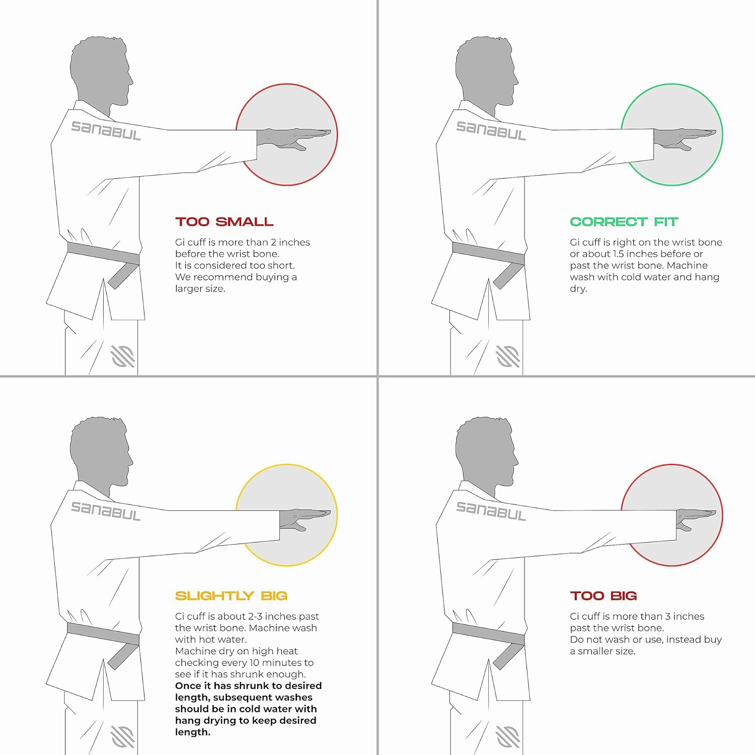 Sanabul Vintage BJJ Gi for Men Unbleached Natural Fabric Martial Arts Uniform