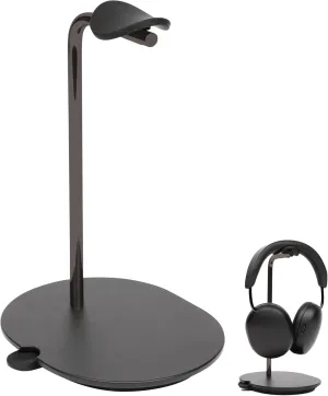Sanus Sonos Ace Headphones Stand - Premium Stand w/Silicone Cradle Prevents Creasing & Built-in Cable Management w/Magnetic Clip for Fast Charging - Tool-Free Setup - Black Sonos Headphones Holder