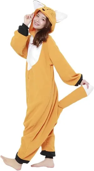 SAZAC Fox Kigurumi - Onesie Jumpsuit Halloween Adult Costume