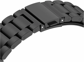 SDFFGHJ No Gaps Stainless Steel Strap Compatible With Galaxy Watch 4 Classic 46mm 42mm/Watch4 44mm 40mm Wrist Band Curved End Metal Bracelet