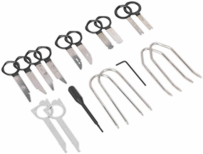Sealey VS8041 Radio Release Tool Set 18pc