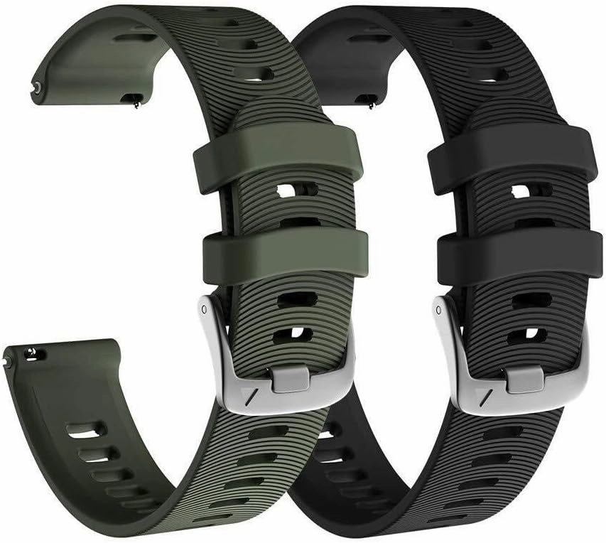 SERDAS For Garmin Forerunner 245 Band Forerunner 55 Band, 20mm Replacement Band For Galaxy Watch 5/5 Pro Galaxy Watch 4 Vivoactive 3 Vivoactive 5 Band