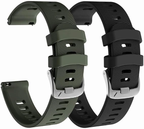 SERDAS For Garmin Forerunner 245 Band Forerunner 55 Band, 20mm Replacement Band For Galaxy Watch 5/5 Pro Galaxy Watch 4 Vivoactive 3 Vivoactive 5 Band
