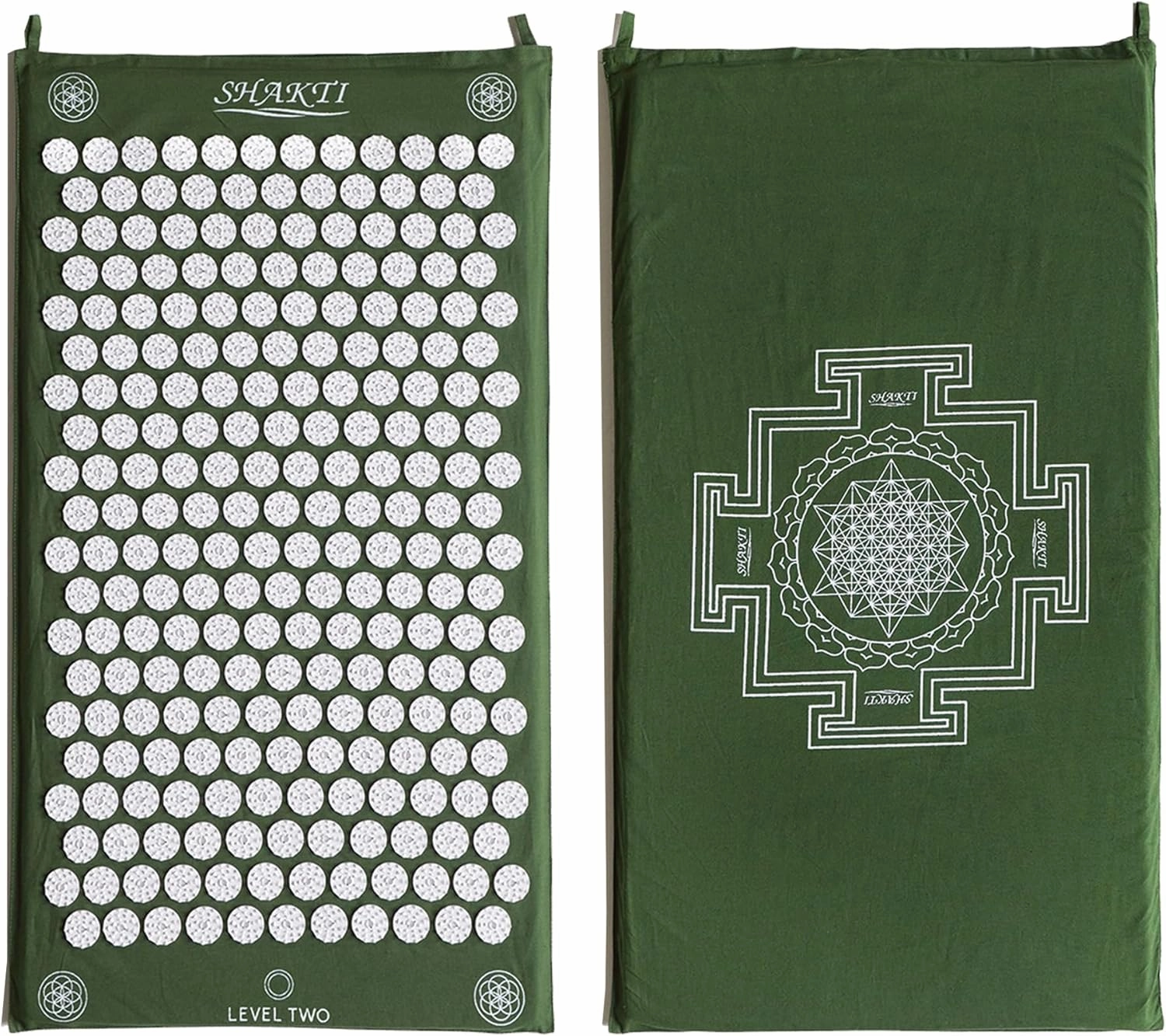 ShaktiMat Classic Acupressure Mat Original Intensity in Green, Relieves Stress & Tension, Promotes Relaxation & Focus | Similar to Acupuncture, No Needles Required | FSA/HSA Eligible