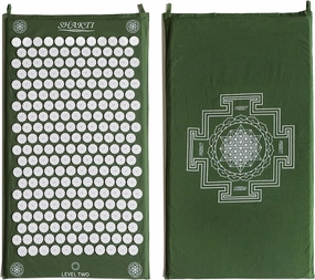 ShaktiMat Classic Acupressure Mat Original Intensity in Green, Relieves Stress & Tension, Promotes Relaxation & Focus | Similar to Acupuncture, No Needles Required | FSA/HSA Eligible