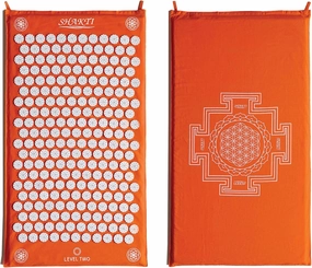 ShaktiMat Classic Acupressure Mat Original Intensity in Orange, Relieves Stress & Tension, Promotes Relaxation & Focus | Similar to Acupuncture, No Needles Required | FSA/HSA Eligible
